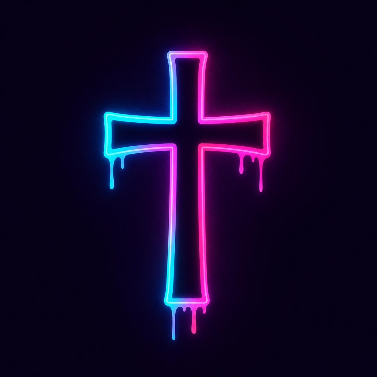 Neon Soccer Society cross